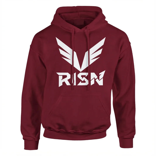 Sudadera RISN Logo Burdeos