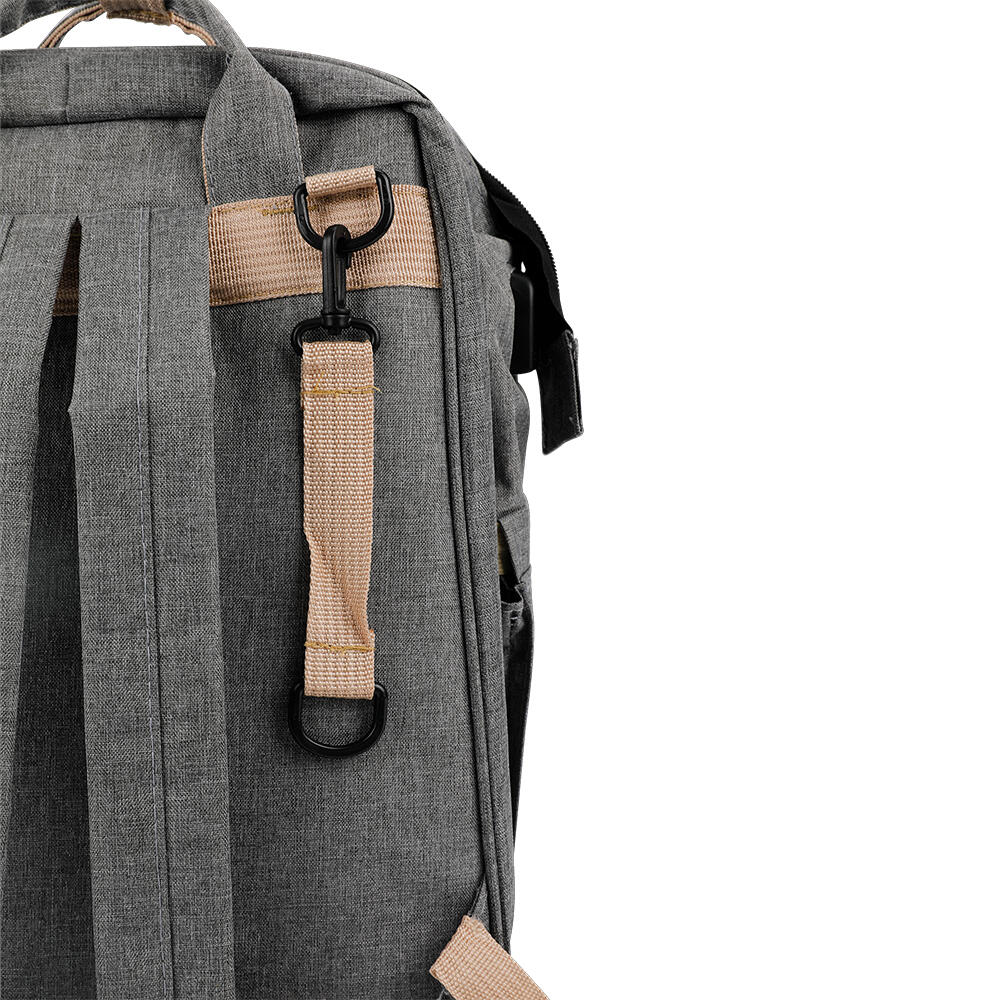 Mochila cuna extensible 3 en 1 · Organizador, cambiador y cuna portátil