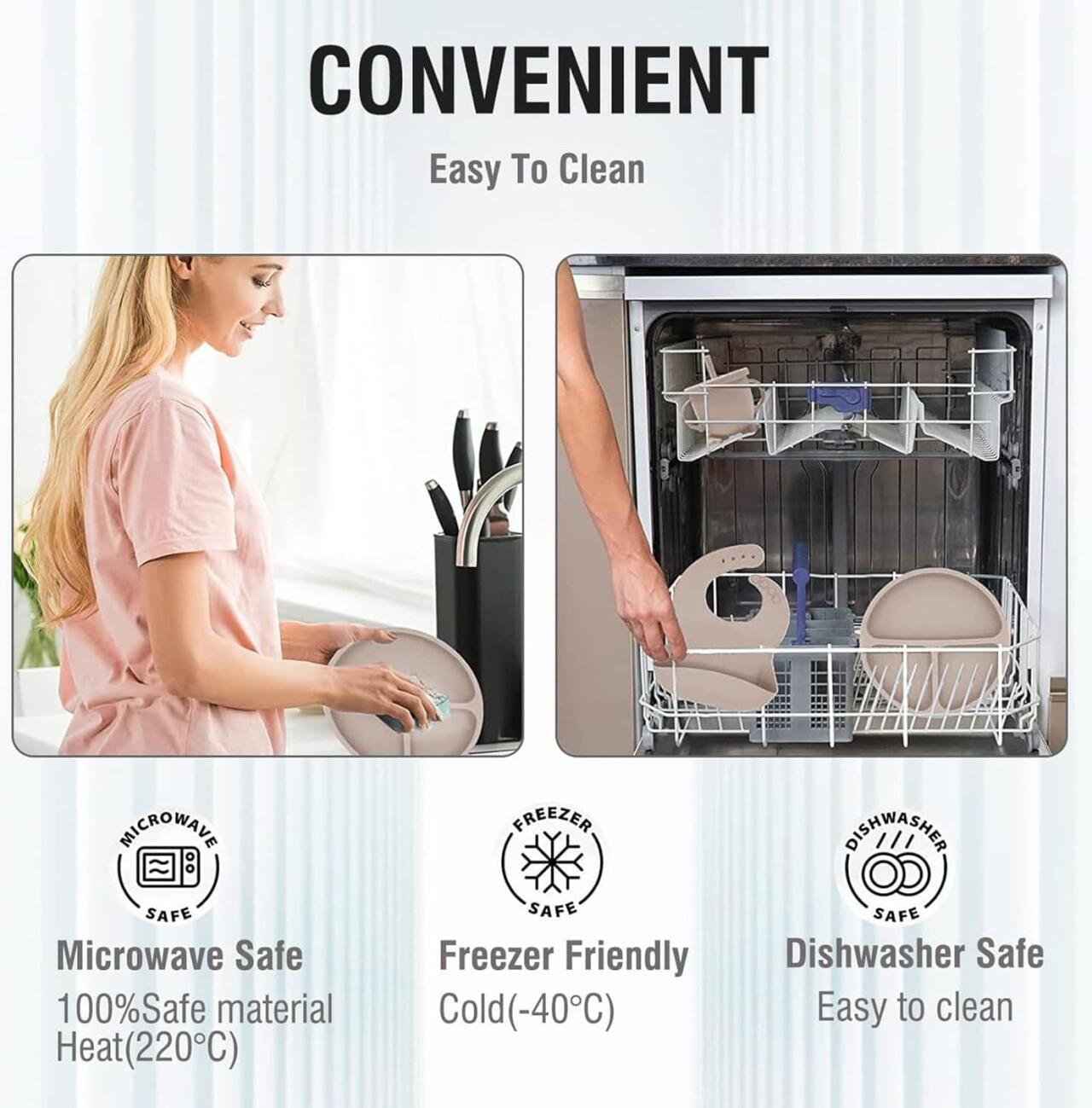 Juego de cubiertos de silicona para bebé (6 piezas) · Set completo BLW y autoalimentación